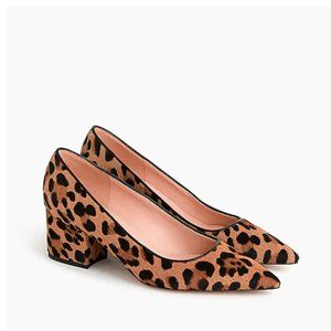 J.Crew Laney Pumps in Leopard Calf Hair